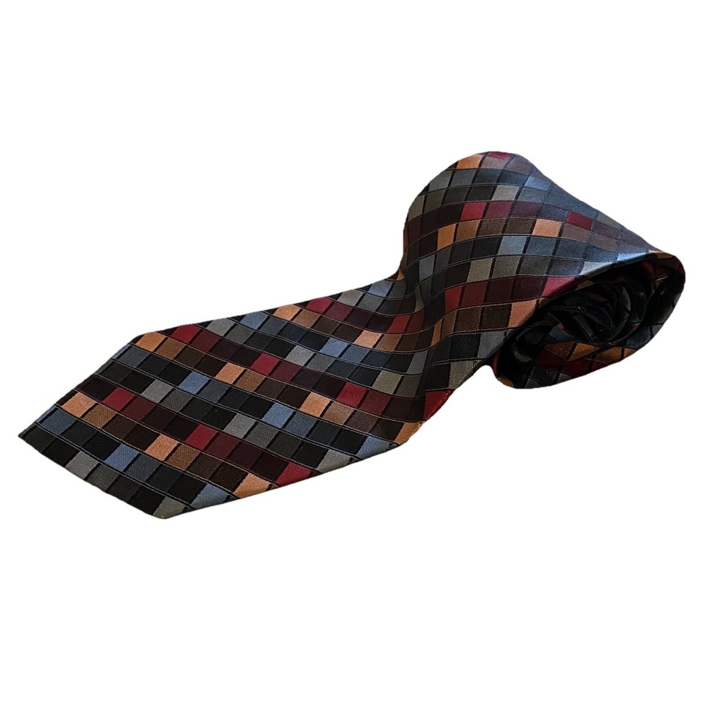 Roberto Villini Mens Formal Neck Tie Multicolor 58"Lx3.5" W EUC‎